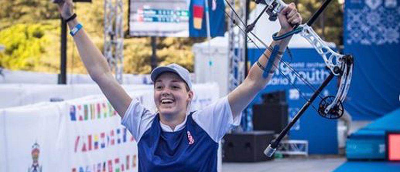 Amanda Mlinarić slavi naslov prvakinje svijeta (Screenshot World Archery)