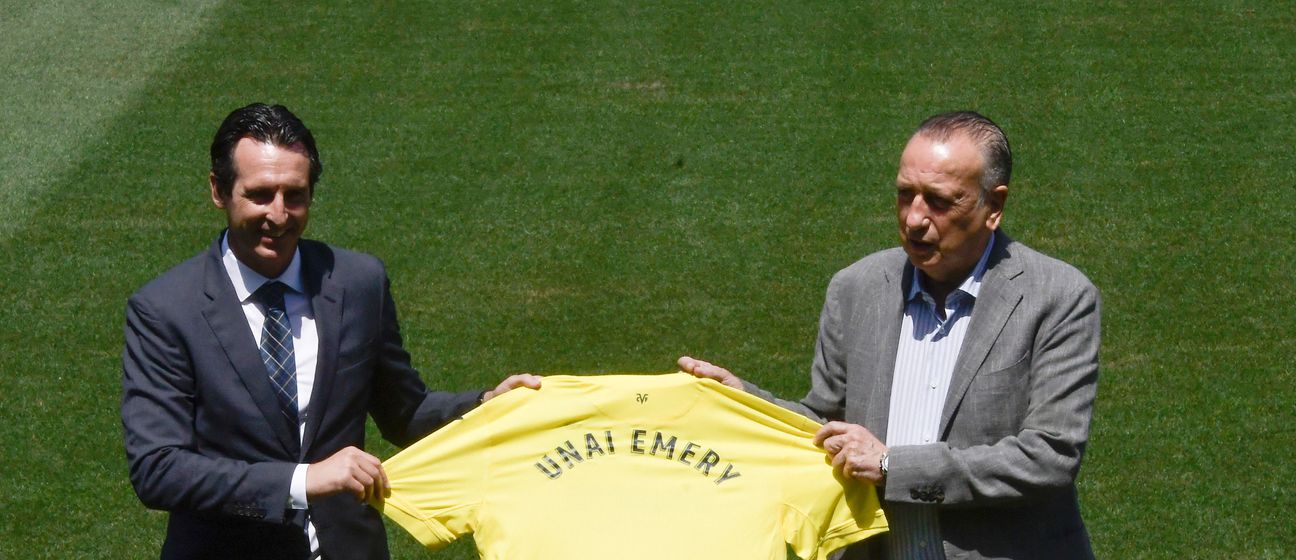 Villarrealovi trener i predsjednik: Unai Emery i Fernando Roig