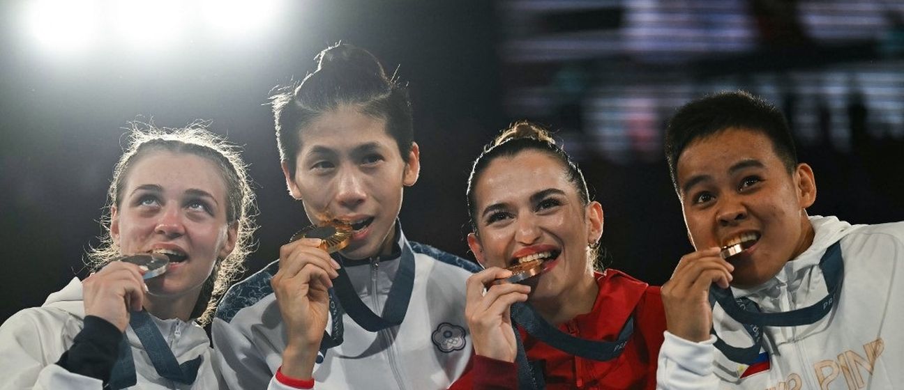 Lin Yu Ting i ostale osvajačice medalja