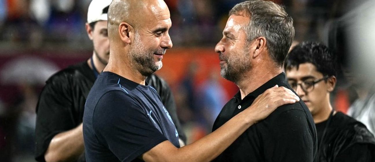 Pep Guardiola i Hansi Flick