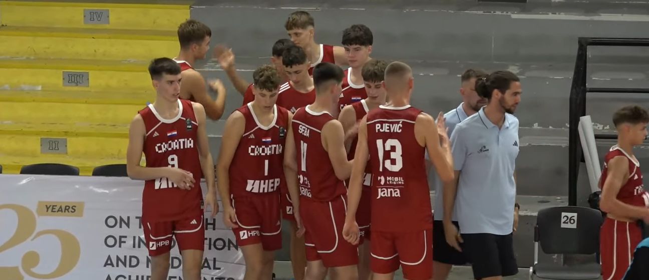 Mladi hrvatski košarkaši