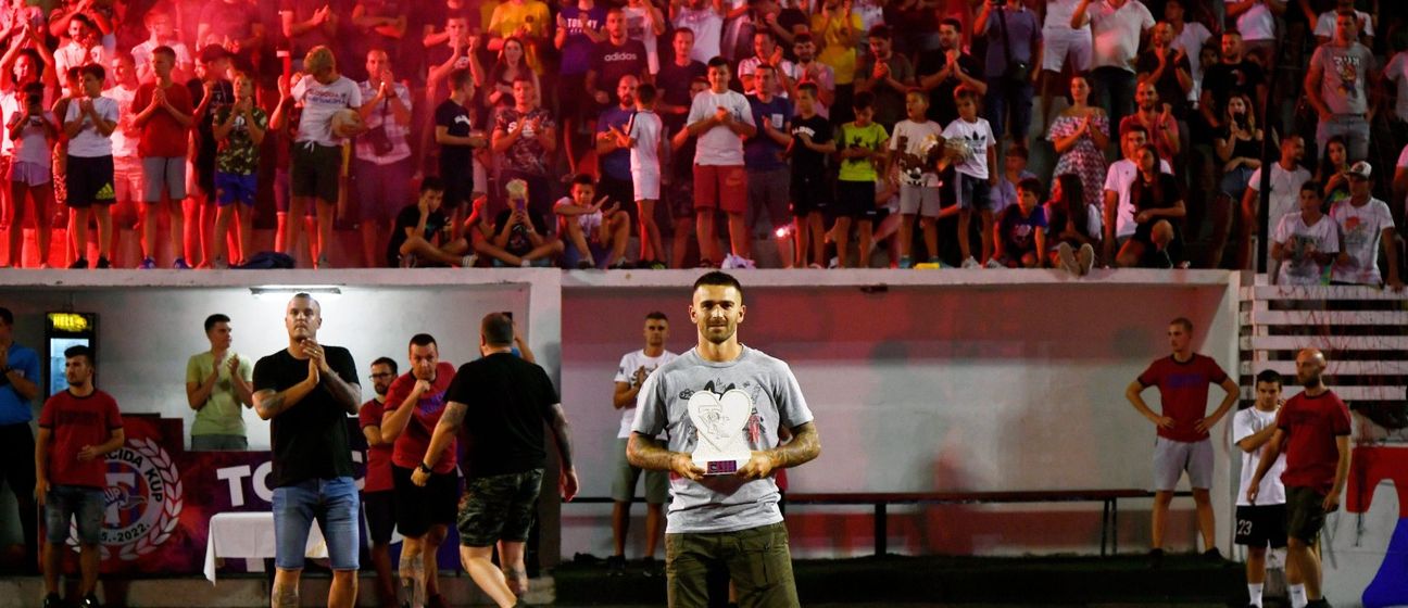 Marko Livaja s nagradom Hajdučko srce