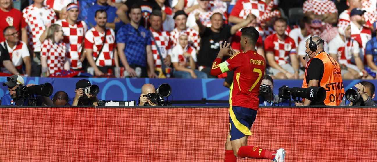 Morata nakon gola protiv Hrvatske