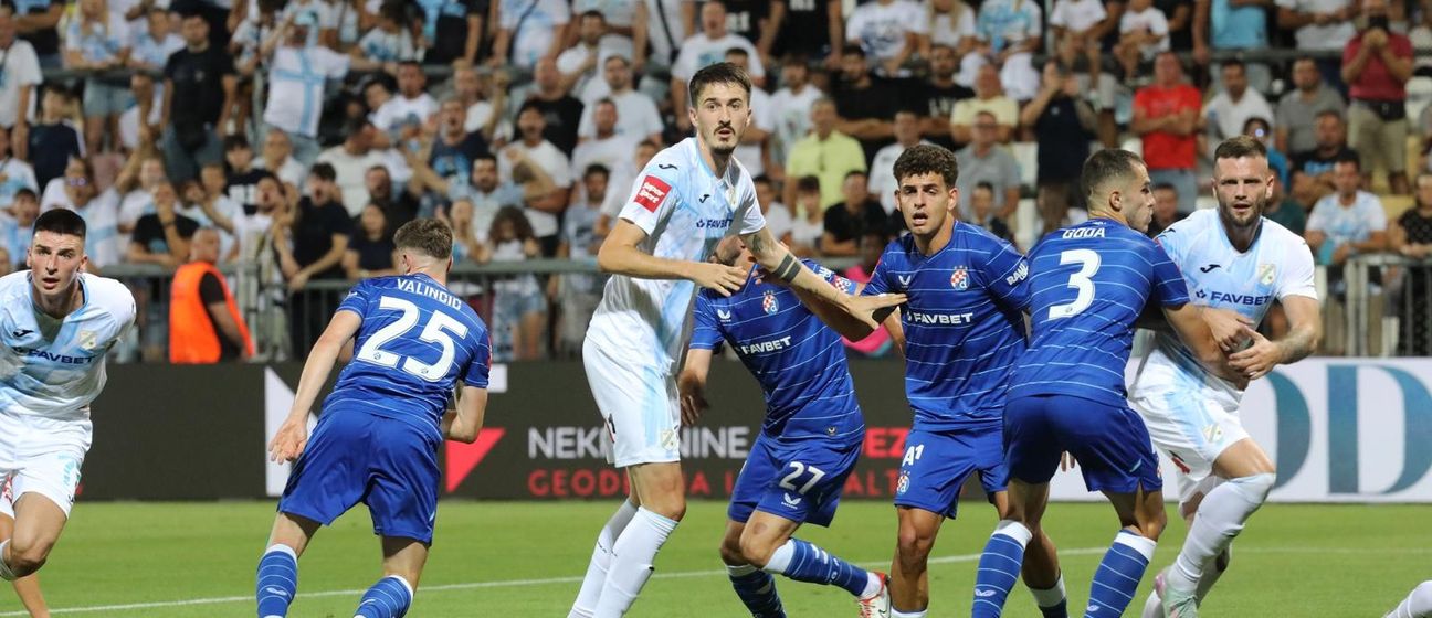 Detalj s utakmice Rijeka-Dinamo