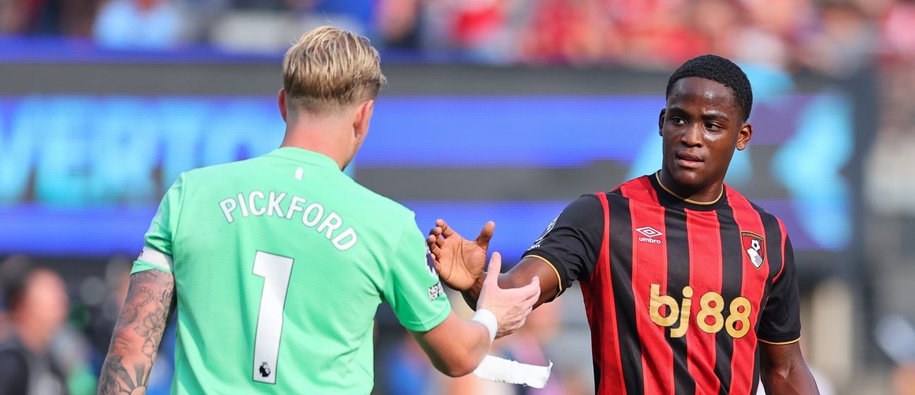 Jordan Pickford i Daniel Adu-Adjei