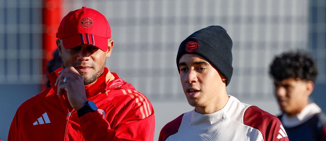 Vincent Kompany i Jamal Musiala