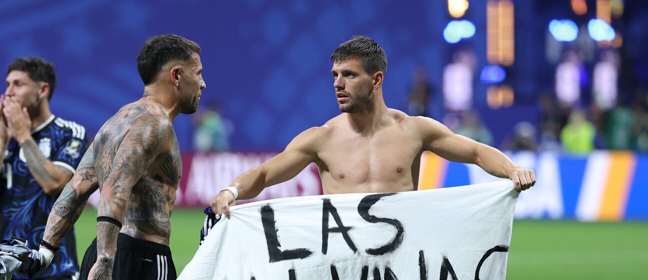 Argentinci sa spornom porukom