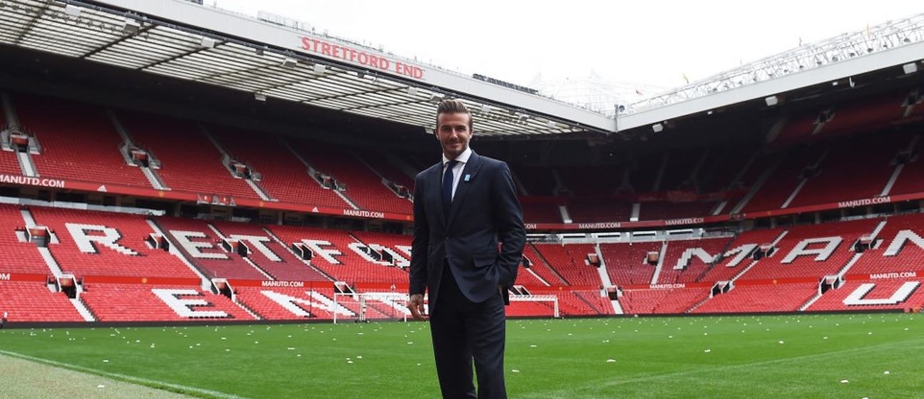 David Beckham na Old Traffordu