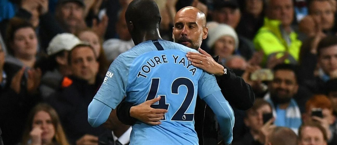 Yaya Toure i Pep Guardiola
