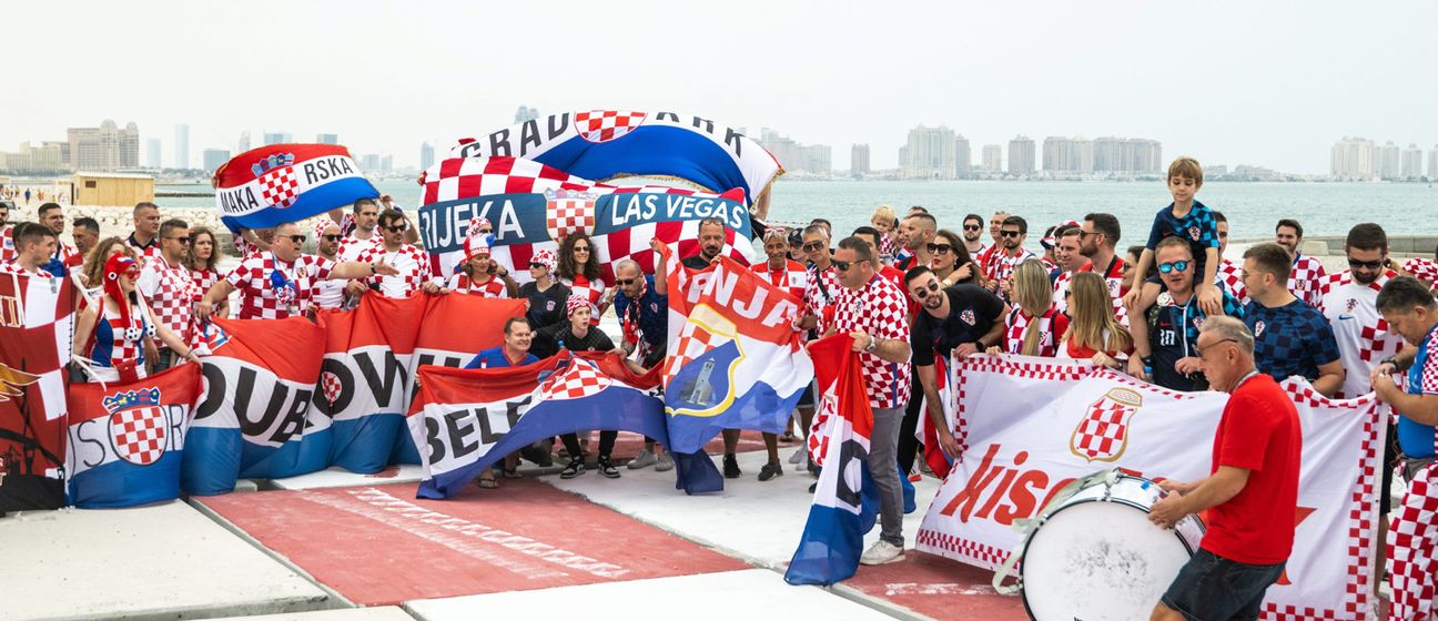 Hrvatski navijači na SP 2022. u Katru