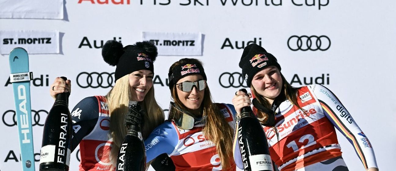 Vonn, Aicher i Goggia