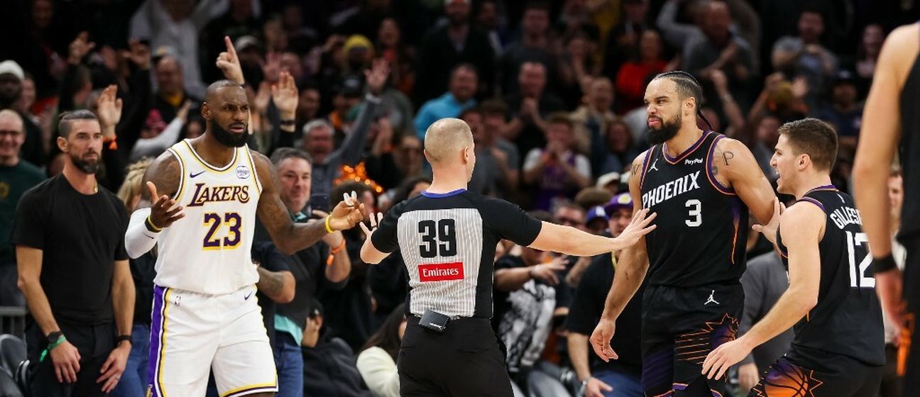 LeBron James i Dillon Brooks