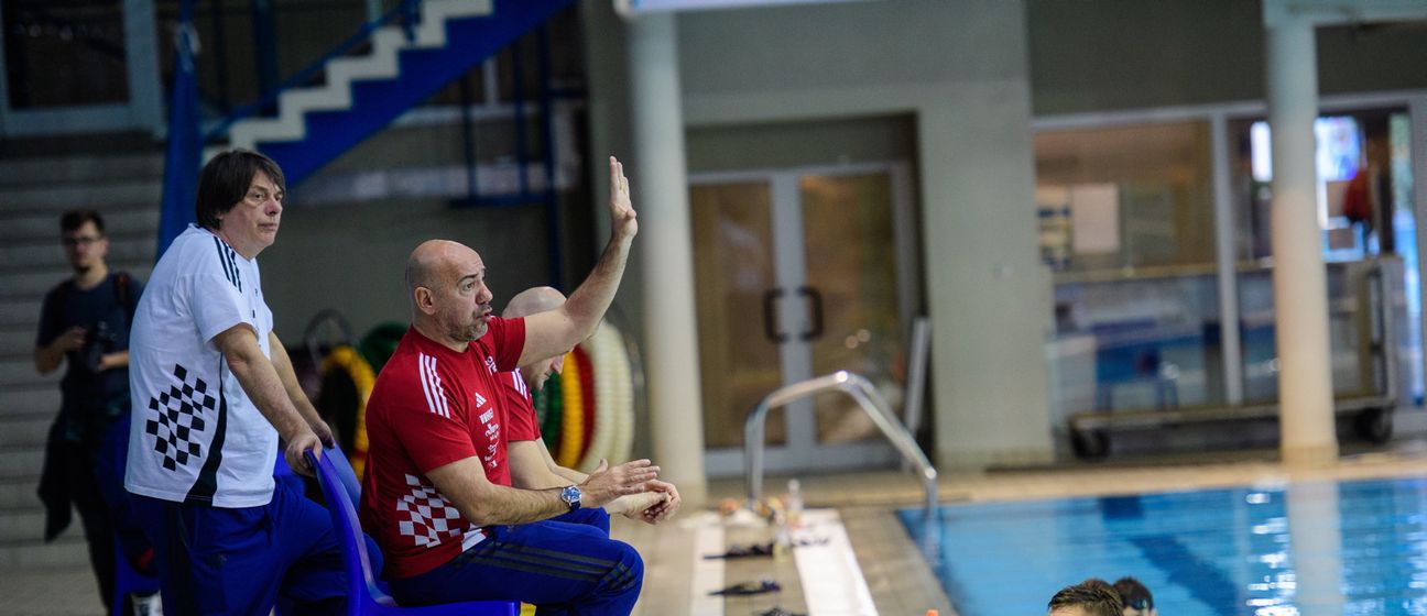 Ivica Tucak i hrvatski vaterpolisti