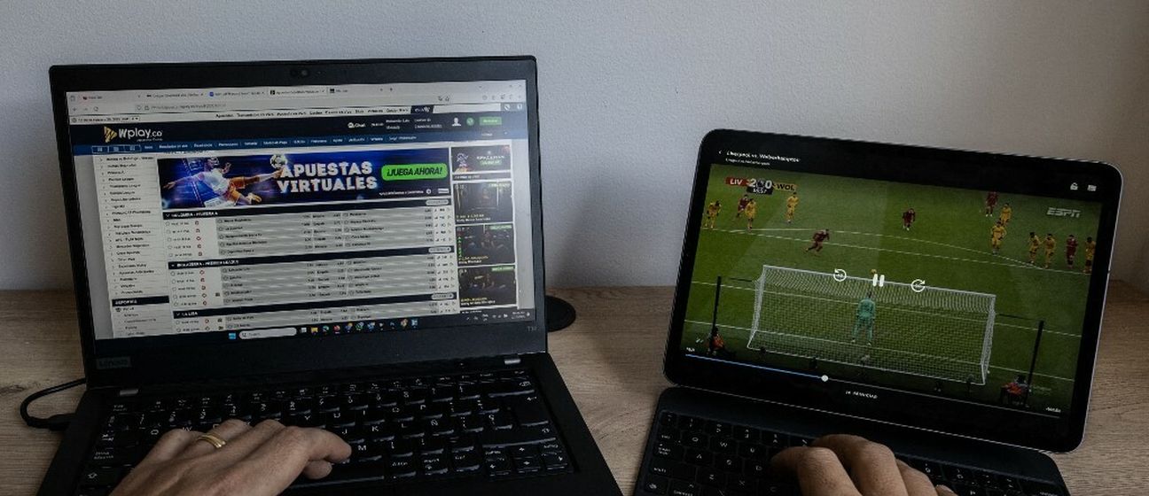 Klađenje na nogomet - ilustracija