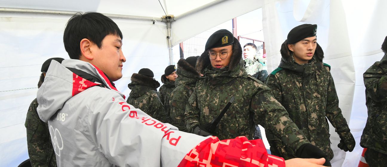 Osiguranje u Južnoj Koreji uoči ZOI-ja 2018. (Foto: AFP)