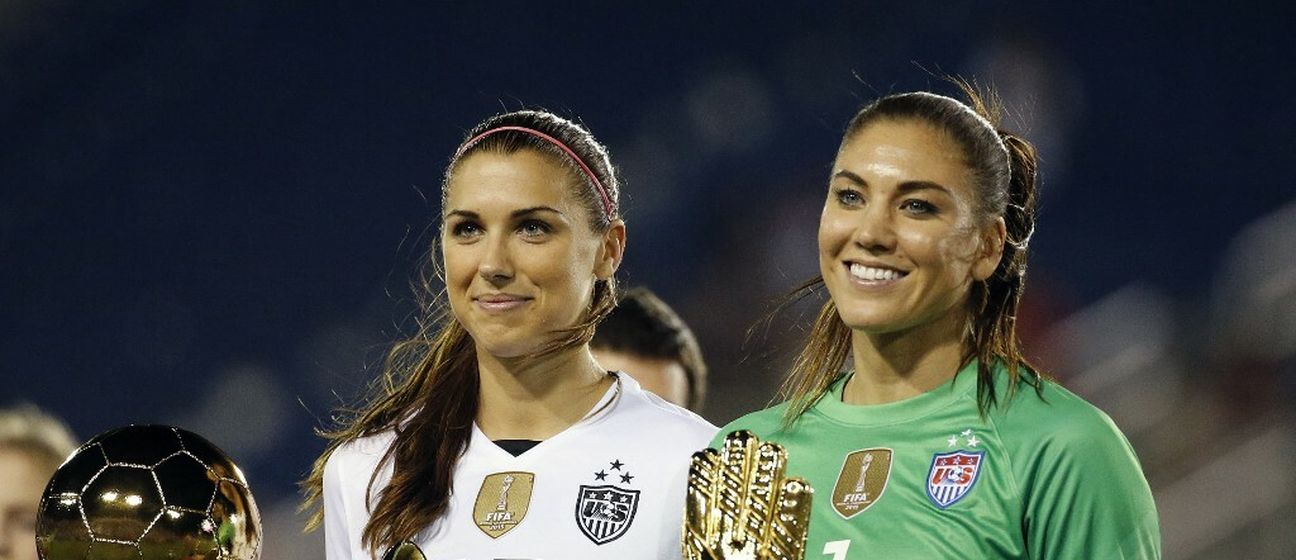 Alex Morgan i Hope Solo