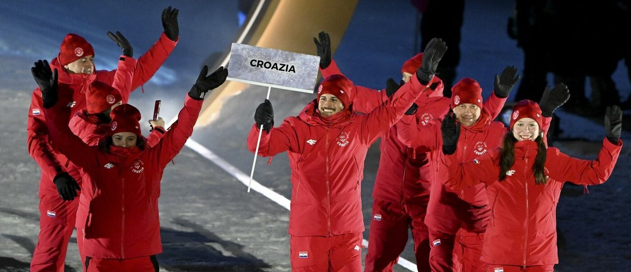 Hrvatski biatlonci na otvaranju ZOI-ja