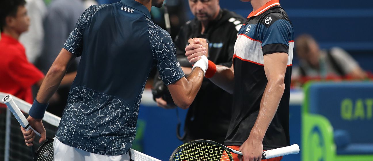 Novak Đoković i Marton Fucsovics (Foto: AFP)