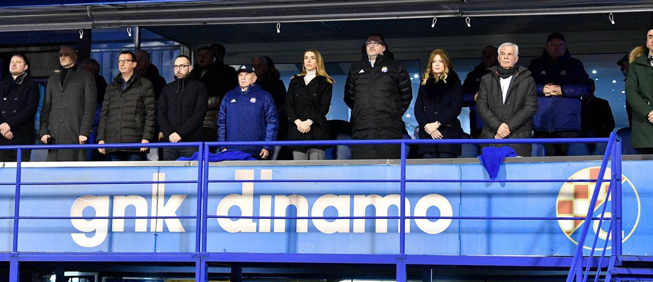 Dinamova loža na čelu s predsjednikom Mirkom Barišićem