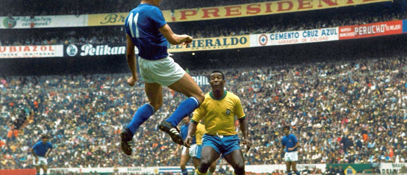Gigi Riva i Pele na Svjetskom prvenstvu 1970. u Meksiku