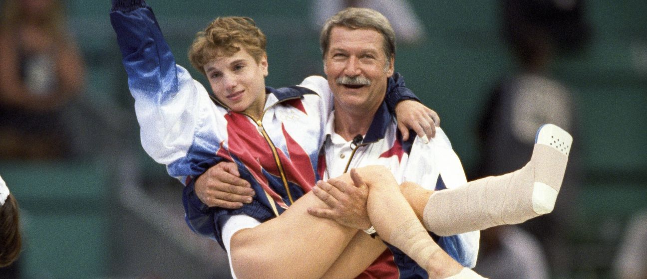 Kerri Strug i Bela Karolyi