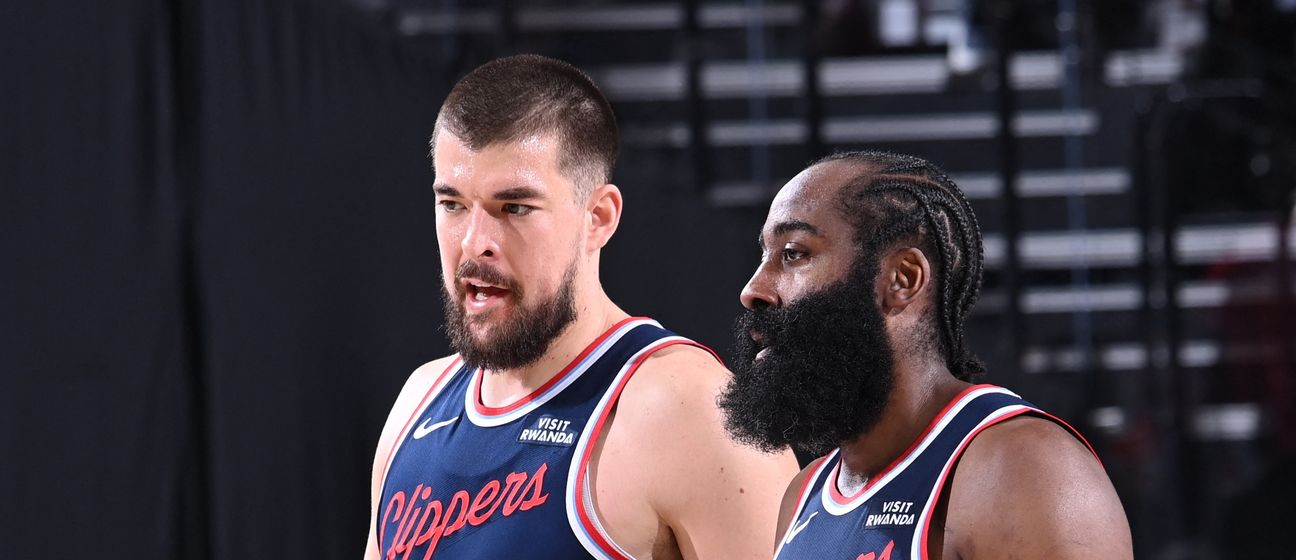 Ivica Zubac i James Harden