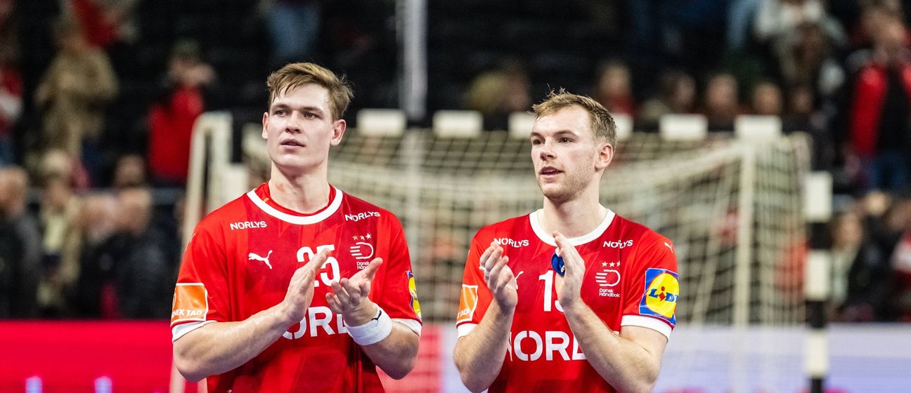 Lukas Jorgensen i Mathias Gidsel