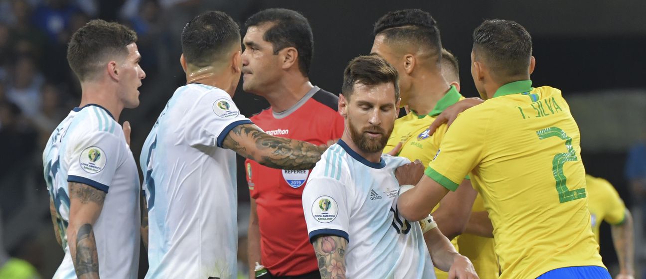 Detalj sa susreta Brazil - Argentina (Foto: AFP)