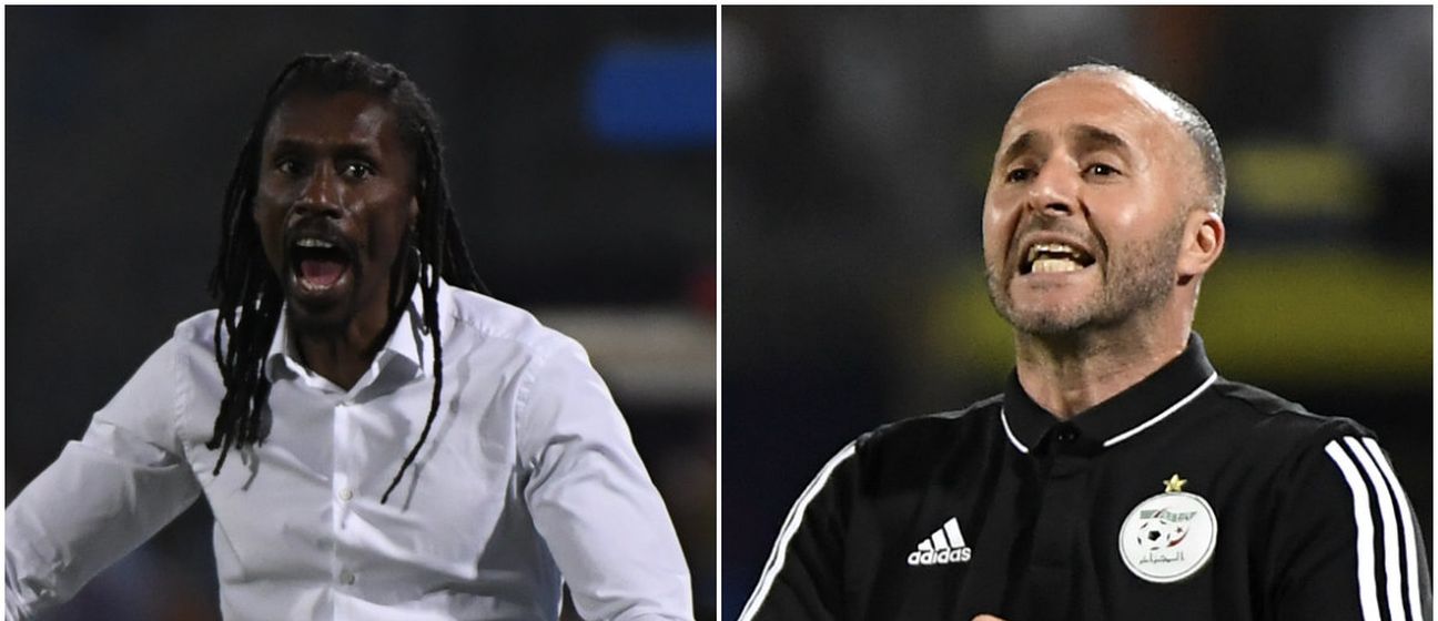 Belmadi i Cisse (Foto: AFP)