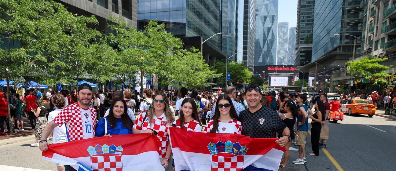 Hrvatski navijači u Torontu