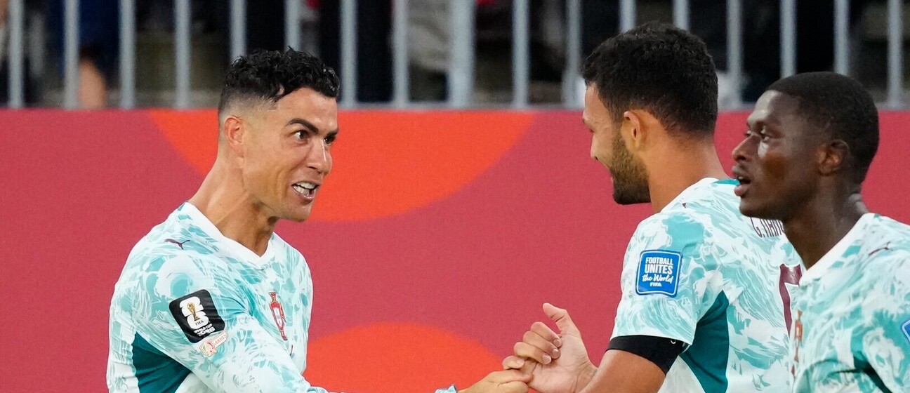Cristiano Ronaldo i Goncalo Ramos