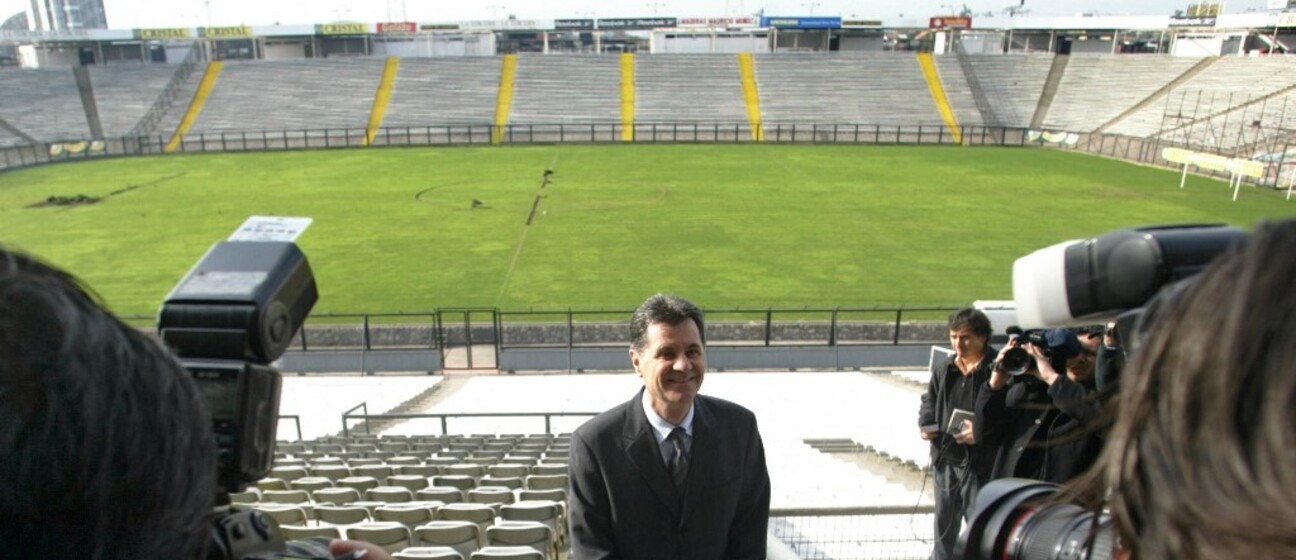 Mirko Jozić na stadionu Colo Cola
