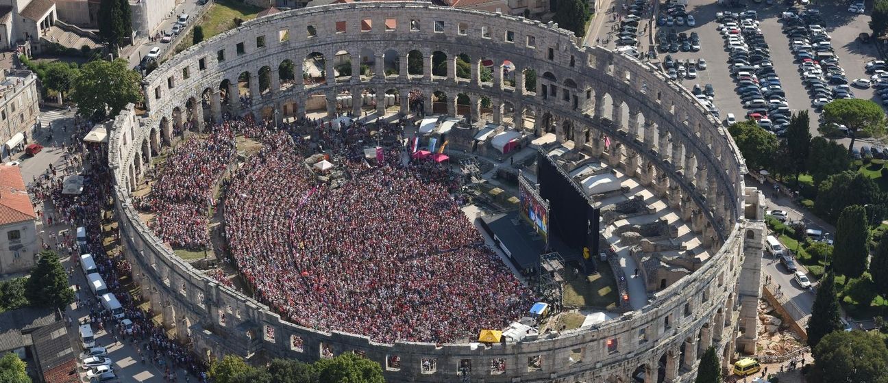 Pulska Arena za vrijeme SP 2018. u Rusiji (Photo: Dusko Marusic/PIXSELL)