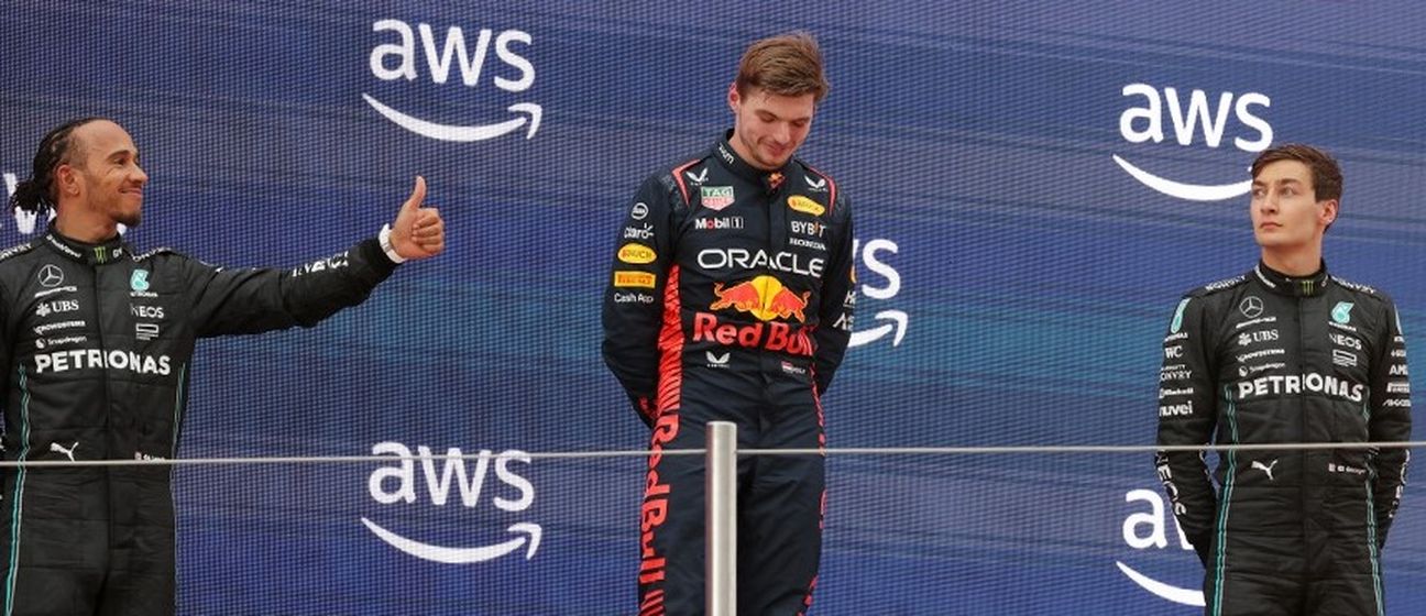 Hamilton, Verstappen i Russell