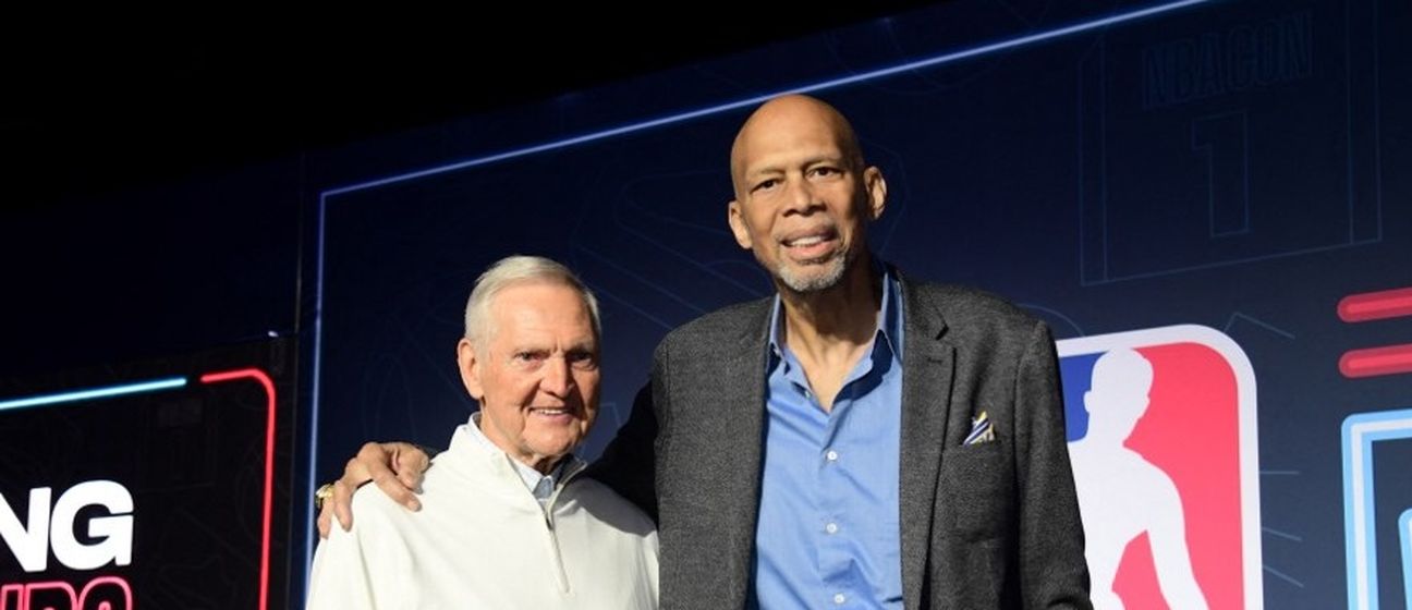 Jerry West i Kareem Abdul-Jabbar