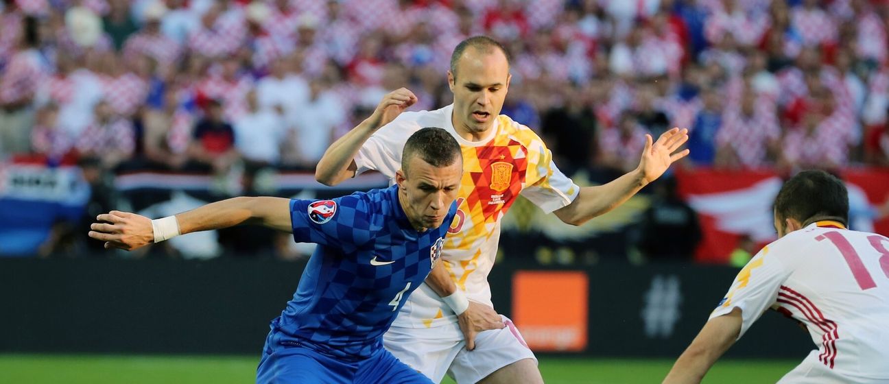 Andres Iniesta i Ivan Perišić