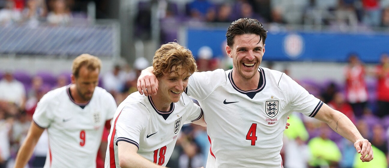 Declan Rice i Anthony Gordon