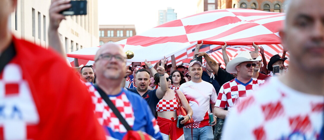 Hrvatski navijači u Dallasu