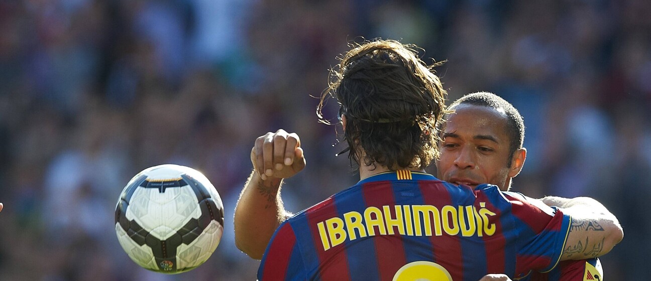 Zlatan Ibrahimović i Thierry Henry u Barceloni