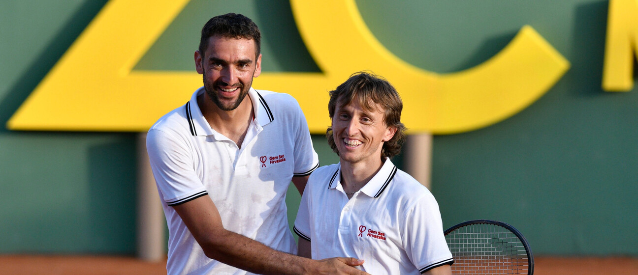 Marin Čilić i Luka Modrić