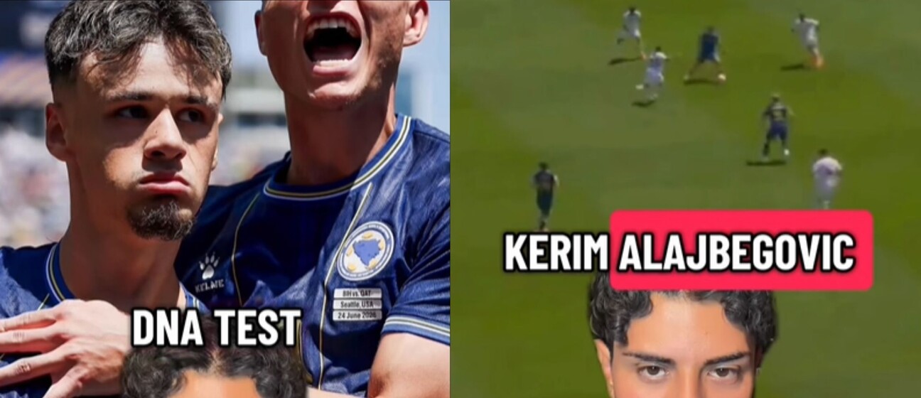 Reakcija na gol Karima Alajbegovića