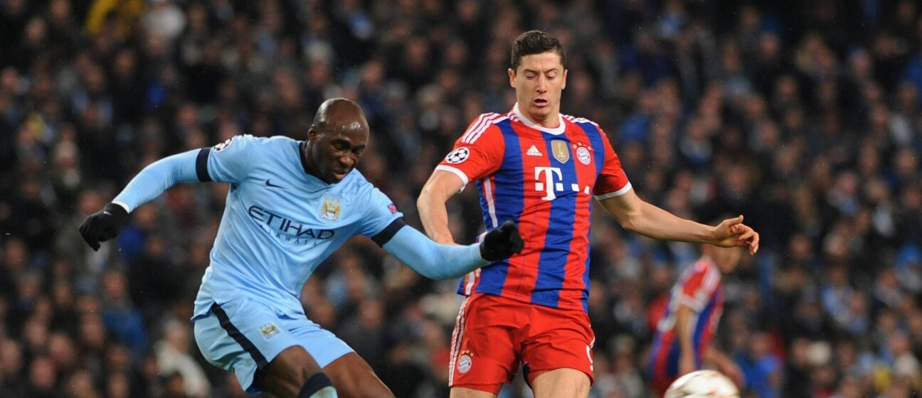 Eliaquim Mangala i Robert Lewandowski