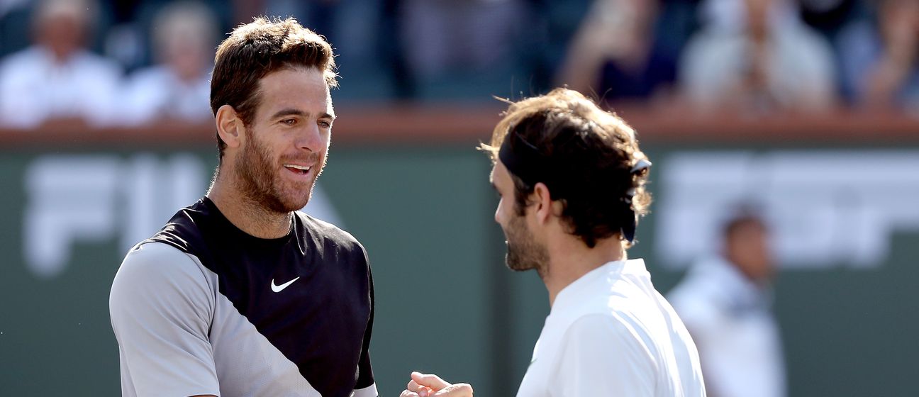 Del Potro i Federer (Foto: AFP)