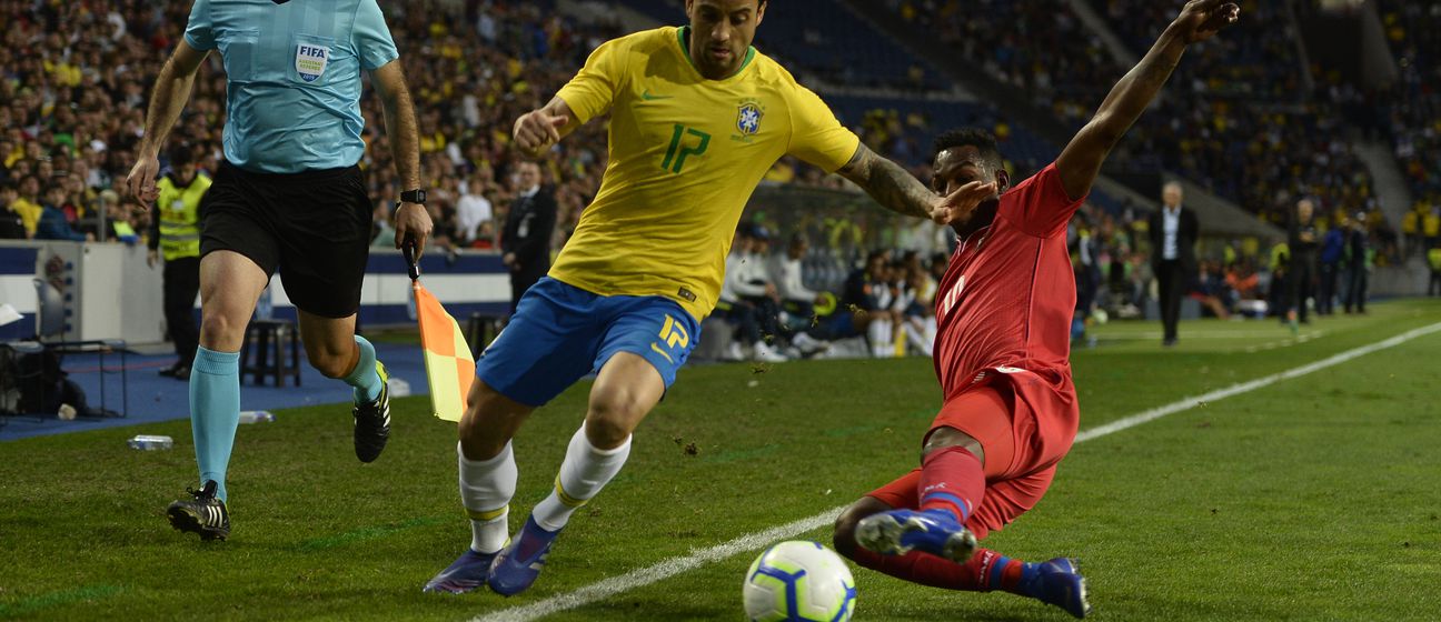 Detalj s utakmice Brazil - Panama (Foto: AFP)