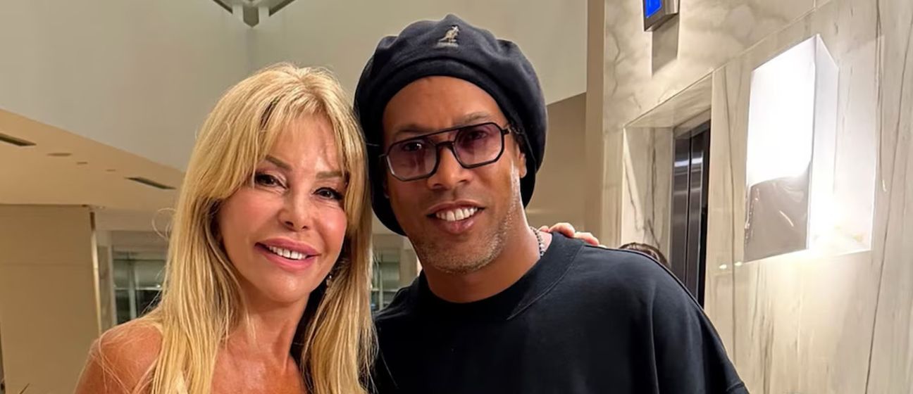 Ronaldinho i Graciela Alfano