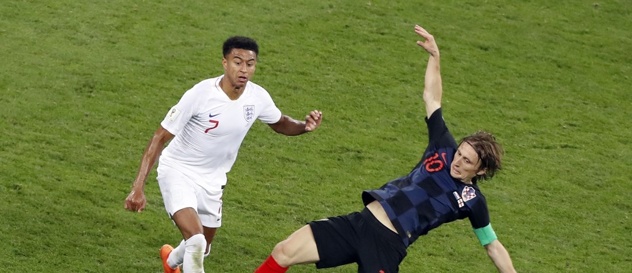 Jesse Lingard i Luka Modrić