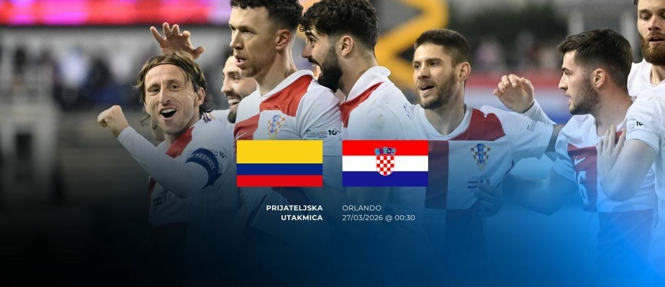 KOLUMBIJA - HRVATSKA, prijenos utakmice
