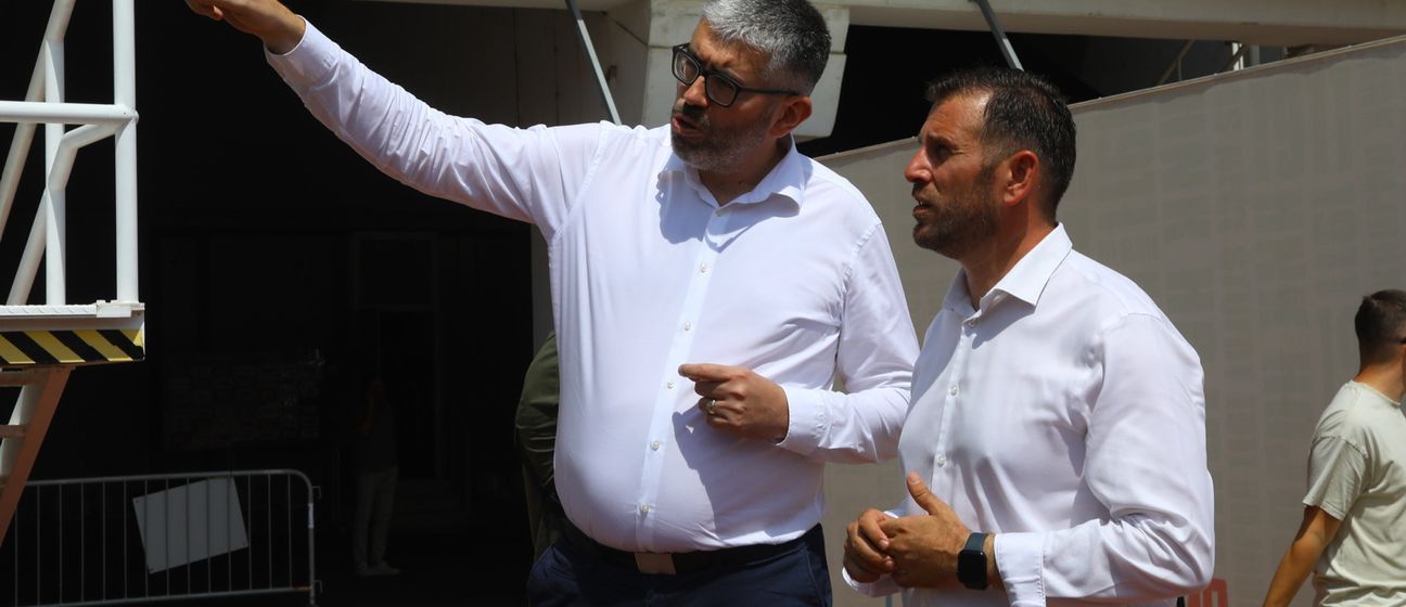 Hajdukov predsjednik Ivan Bilić i splitski gradonačelnik Tomislav Šuta