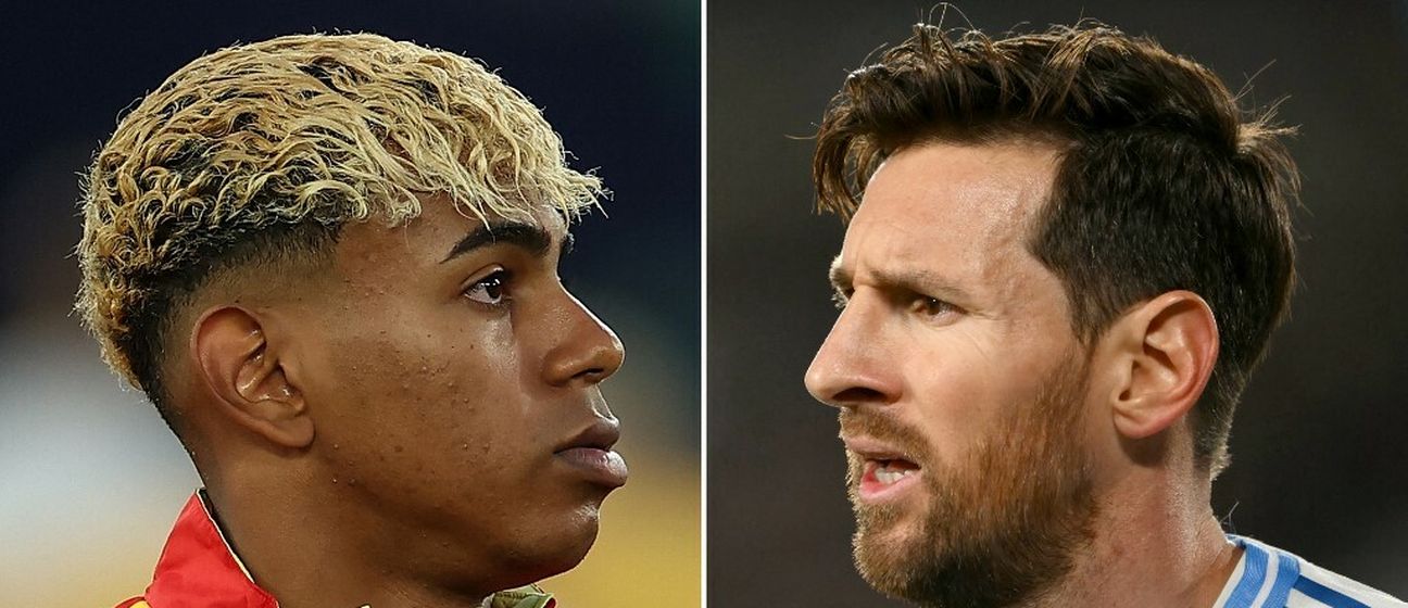 Lamine Yamal i Lionel Messi