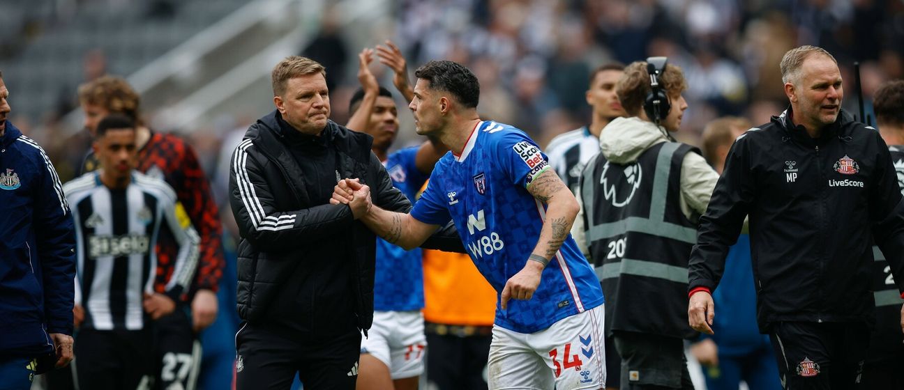 Eddie Howe i Granit Xhaka